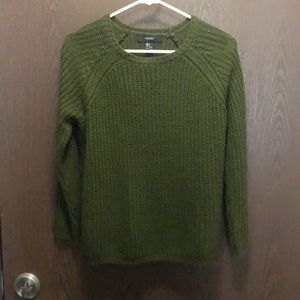 Forever 21 Army Green Sweater